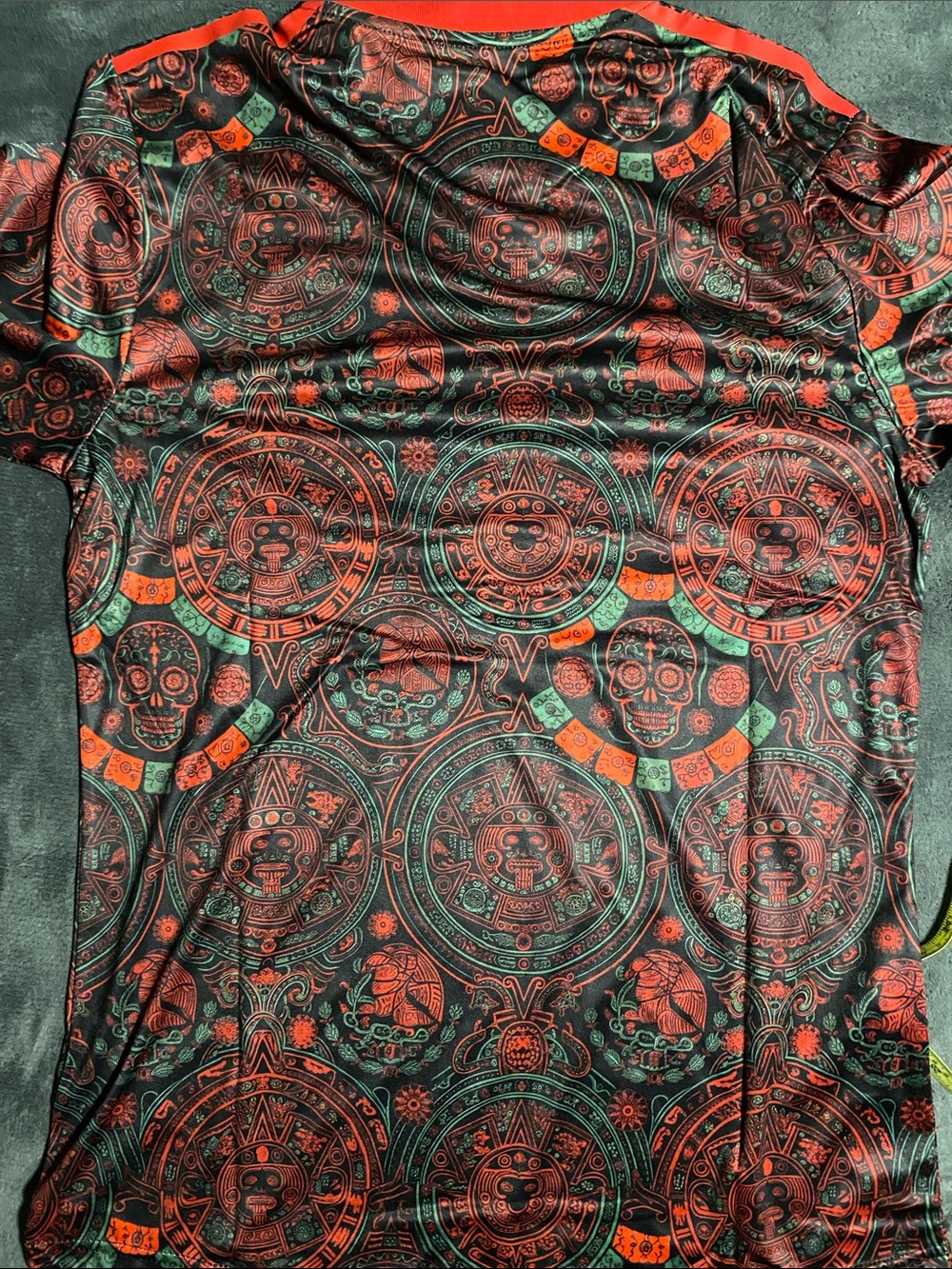 adidas Mexico Black & Red Graphic Soccer shirt - Picture 6 of 7